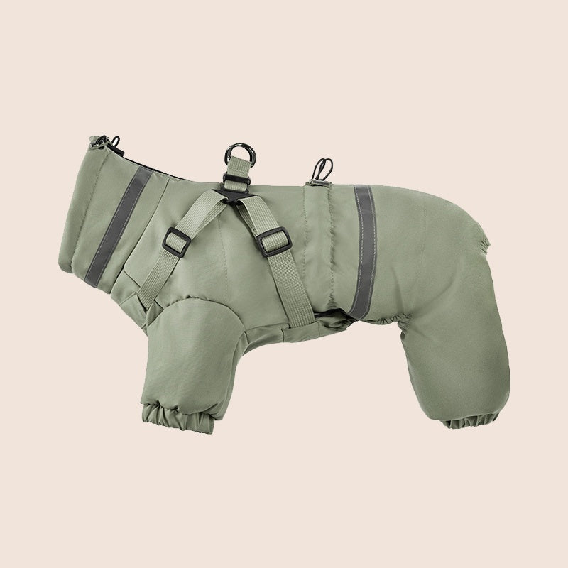 Autumn And Winter Warm All-inclusive Traction Four-leg Cotton-padded Jacket