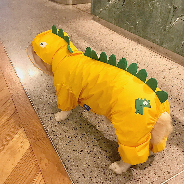Adorable imperméable dinosaure pour animaux - pour les amoureux des animaux