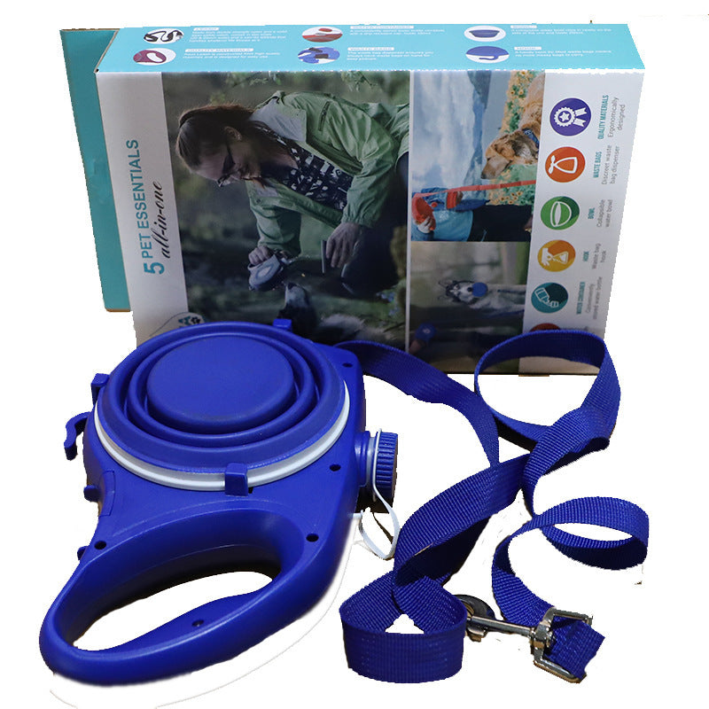 Accessoires pour animaux de compagnie avec bouteille d'eau, tasse, corde pour animaux