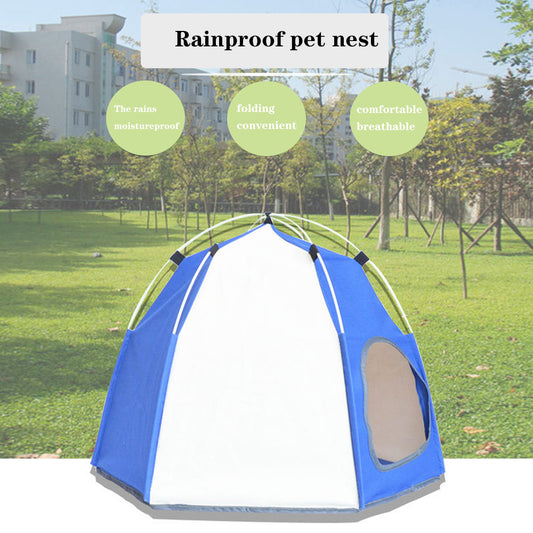 Tente hexagonale pour animal de compagnie tendance