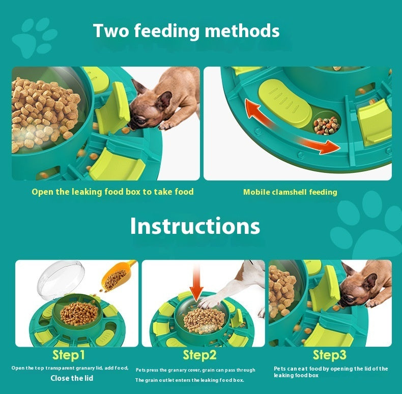 Jouet interactif pour chien, casse-tête pour l'amélioration du QI et alimentation lente, adapté à toutes les tailles d'animaux, régime nutritif, non électrique, en plastique, jeu pour animaux de compagnie, produits pour animaux de compagnie