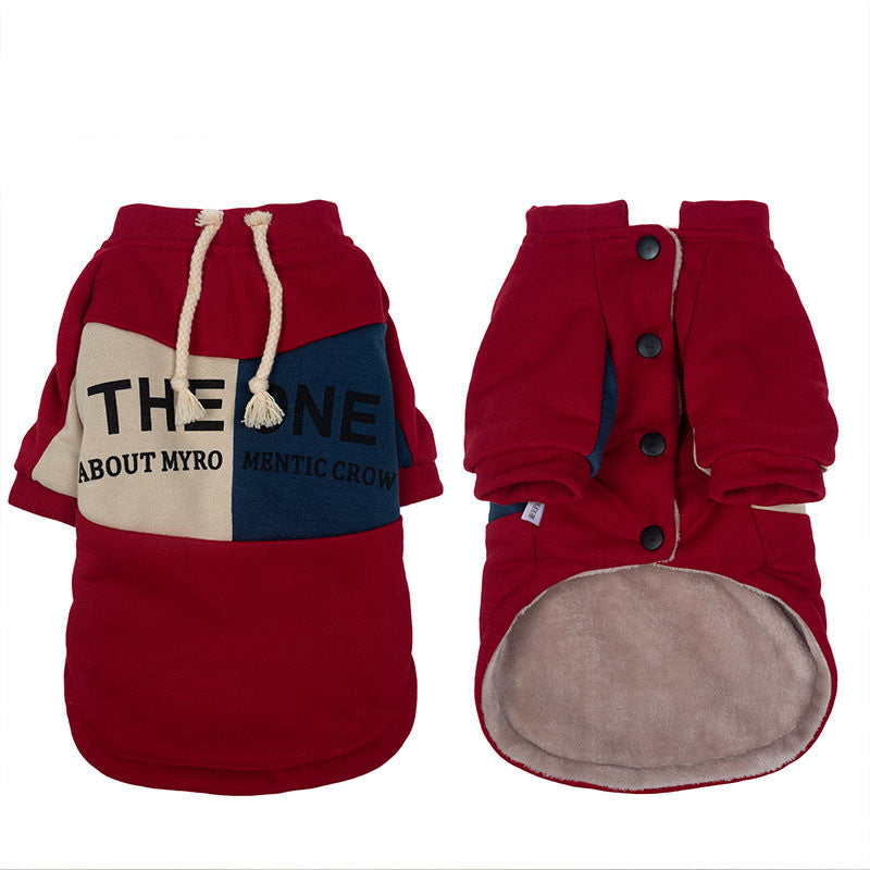 New Teddy Bichon Small Dog Pet Fall Winter Two-legged Sweater