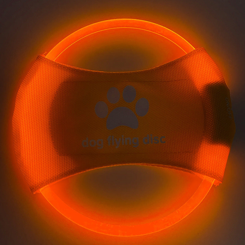 Disques volants lumineux pour chien - Jouets interactifs lumineux à LED pour l'entraînement - Accessoires pour animaux de compagnie