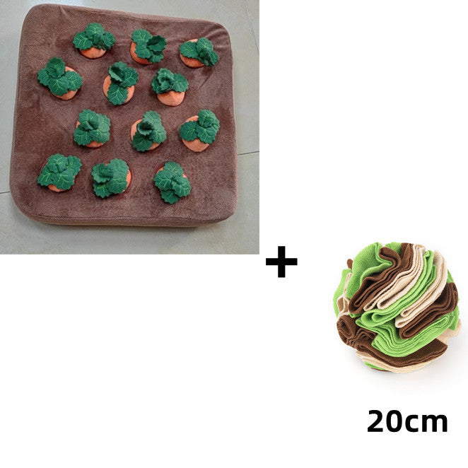 Jouets pour chiens et chats – Jouet en peluche carotte – Jouet à mâcher en forme de légume – Tapis de fouille – Jouet à mâcher durable pour chiots – Accessoires pour chiens