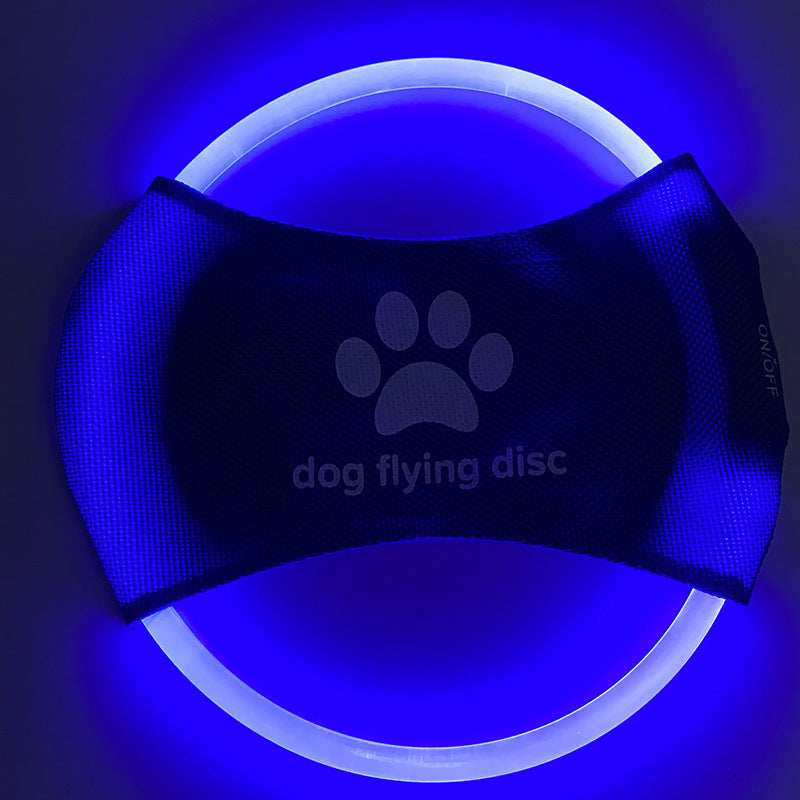 Disques volants lumineux pour chien - Jouets interactifs lumineux à LED pour l'entraînement - Accessoires pour animaux de compagnie