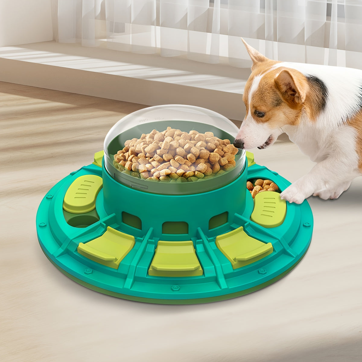 Jouet interactif pour chien, casse-tête pour l'amélioration du QI et alimentation lente, adapté à toutes les tailles d'animaux, régime nutritif, non électrique, en plastique, jeu pour animaux de compagnie, produits pour animaux de compagnie