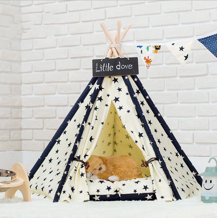Tente portable lavable pour animaux de compagnie, lit pour chien, maison de jouets pour chat