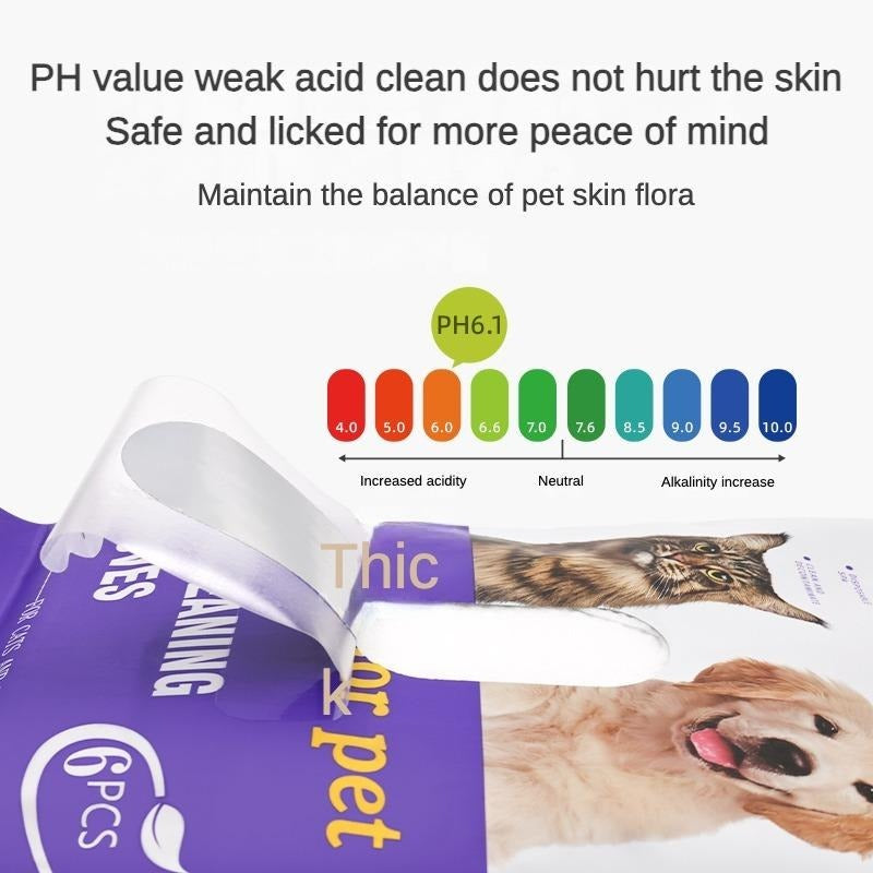 PET Cleaning  Deodorizing Bathing Wipes