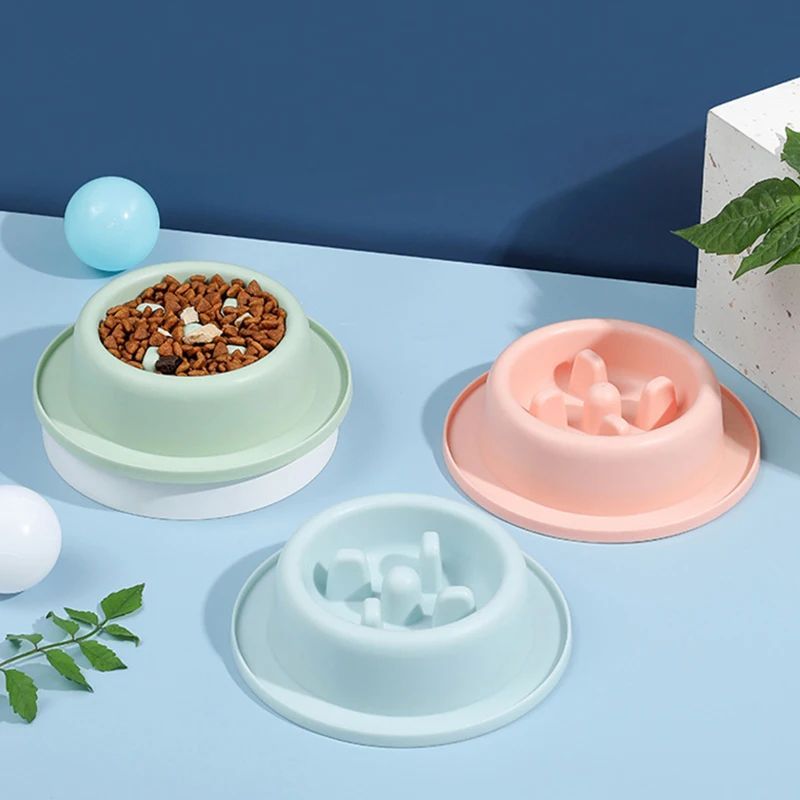 Gamelle Anti-Glouton pour Chien et Chiot - Mangeoire Lente Interactive