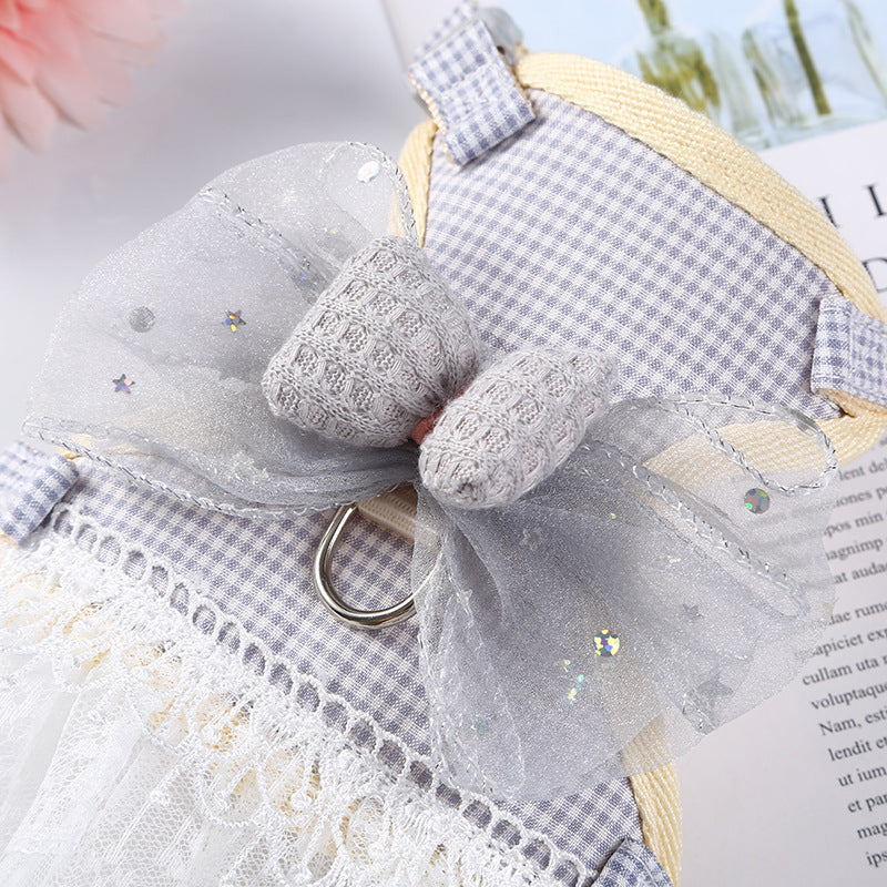 Robe de princesse à nouer pour animal de compagnie