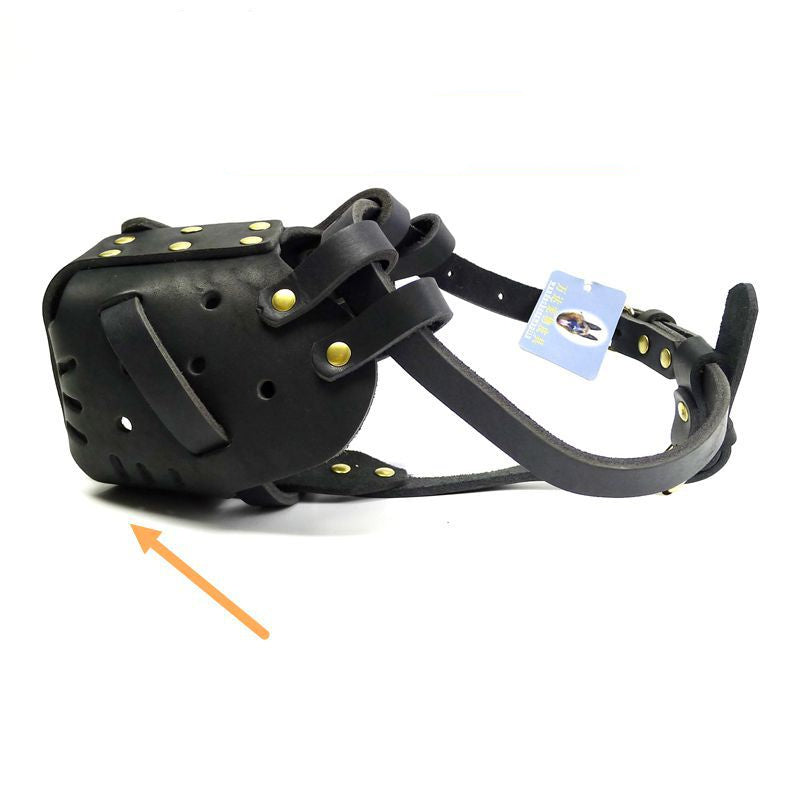 Muselière en cuir de vache pour chiens de taille moyenne à grande et chevaux