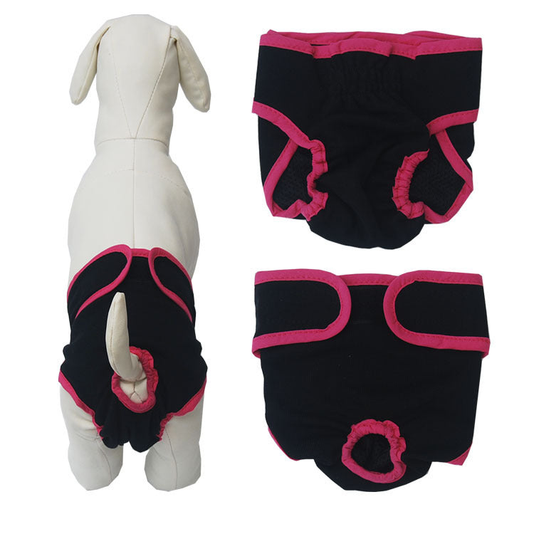 Culotte menstruelle simple à scratch pour animal de compagnie