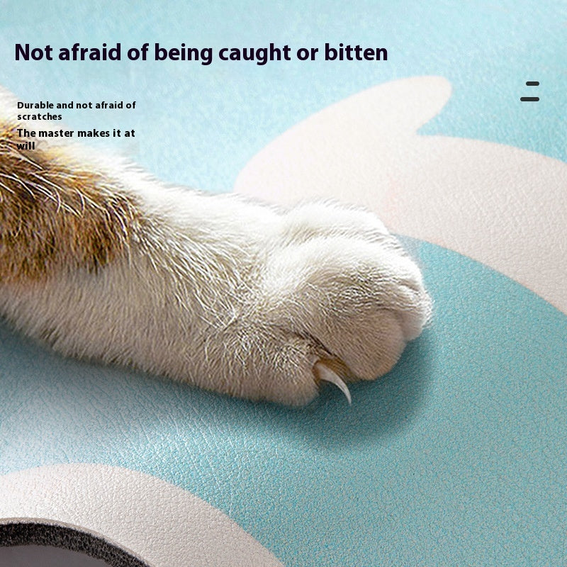 Tapis d'alimentation pour animaux en silicone, antidérapant, imperméable et anti-éclaboussures