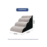 Household Small Dog Stairs Wave Pet Stairs