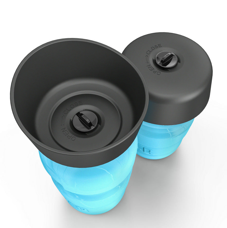 Bouteille d'eau pliable pour chien, gourde de voyage pour animaux, distributeur d'eau pour chien
