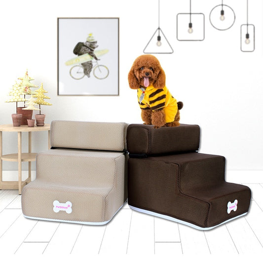 Escalier pour chien, échelle d'escalade pour animaux de compagnie, marches en éponge pour monter sur le lit