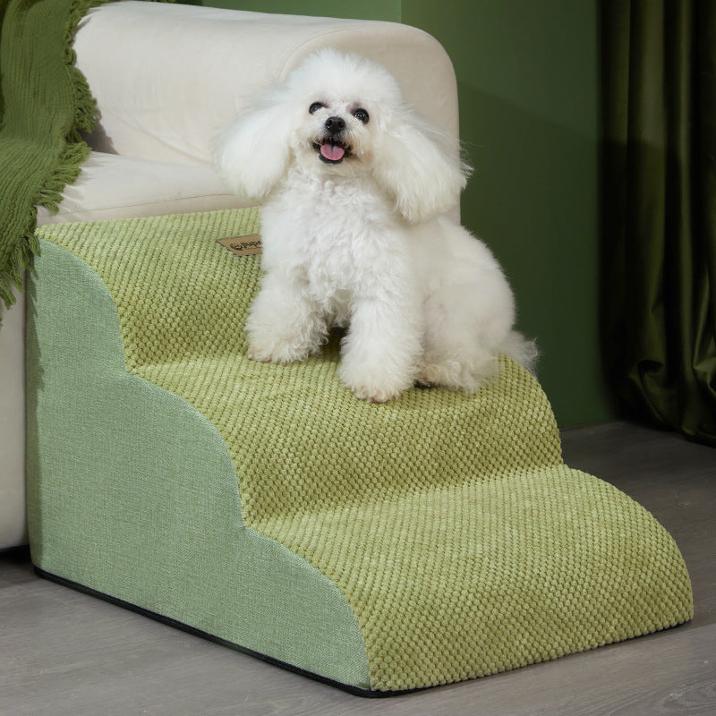 Rampe d'escalier antidérapante pour chien