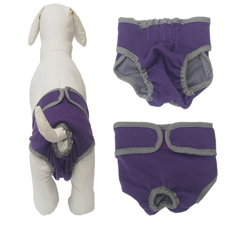 Culotte menstruelle simple à scratch pour animal de compagnie