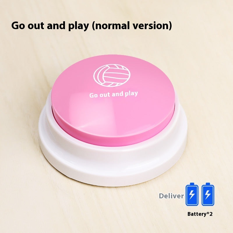 Bouton de communication pour animaux, jouet vocal pour chien