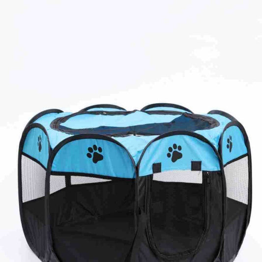 Tente en tissu octogonale pour animaux de compagnie, rangement facile, nid pour chat