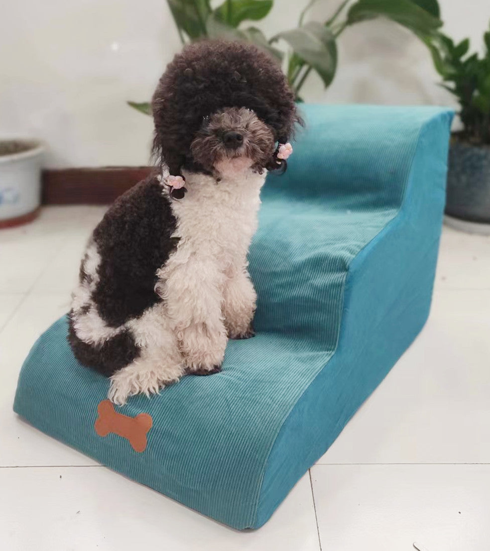 Escalier amovible et lavable en éponge pour petit chien