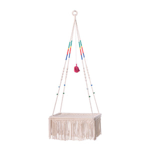 Lace Cat Bed Swing Tapestry Pet Bed Cotton Rope Swing Chair