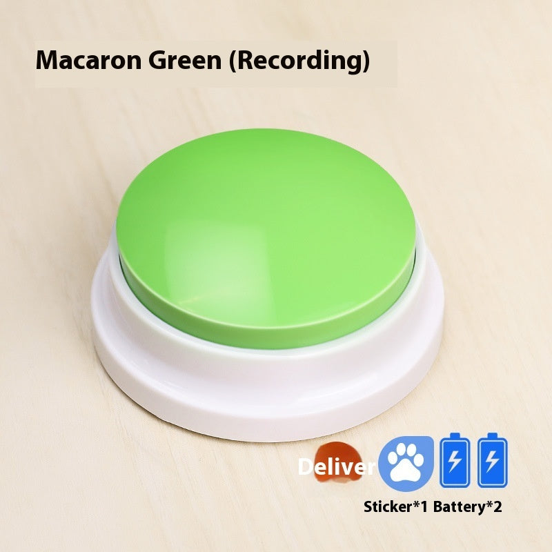 Bouton de communication pour animaux, jouet vocal pour chien