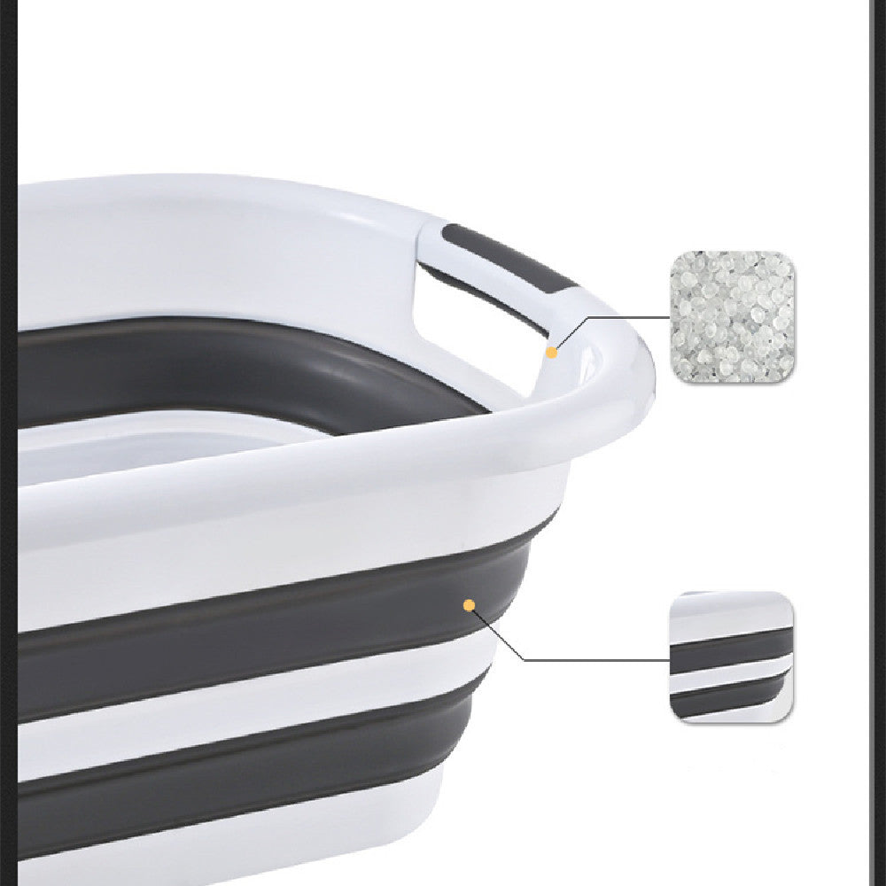 Panier de rangement pour baignoire pliable pour animaux