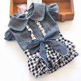 Pet Clothes Princess Dress Bow Skirt Teddy Dress