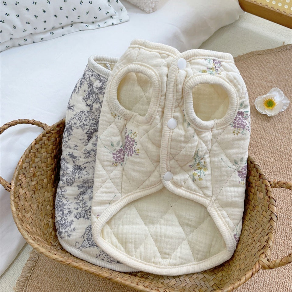 Pet Clothes Cotton-padded Clothes Home Clothes