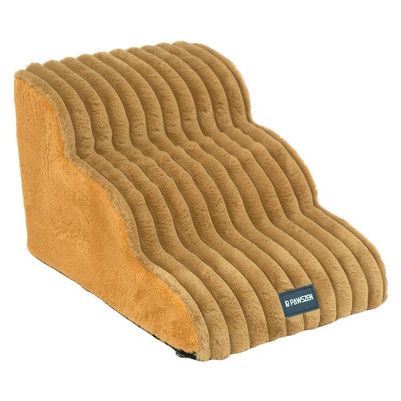 Escalier pour animaux en mousse, déhoussable, lavable et antidérapant