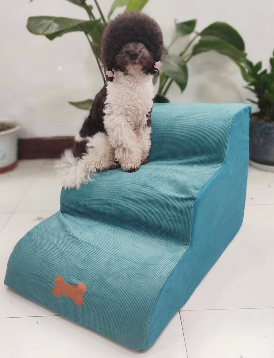 Escalier amovible et lavable en éponge pour petit chien