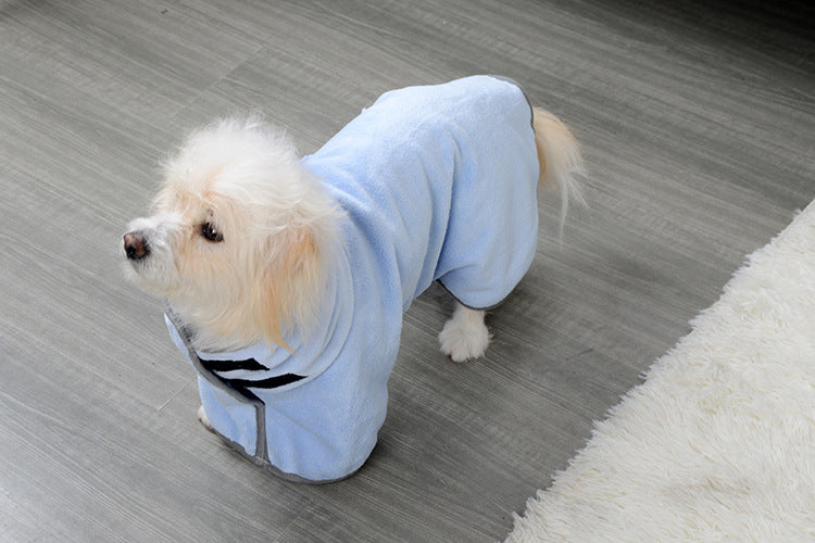 Quick-drying microfiber pet towel for dogs and cats