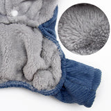 Small Dog Teddy Bichon Pomeranian Chihuahua Plush Cotton Coat