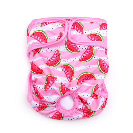 Culottes menstruelles pour animaux à motifs tendance