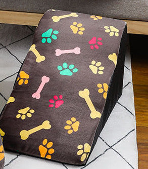 Pet Step Chien Escalier Lit Antidérapant Marches Amovible et Lavable Chaton Petit Chien Canapé de Chevet Fournitures pour Animaux de Compagnie