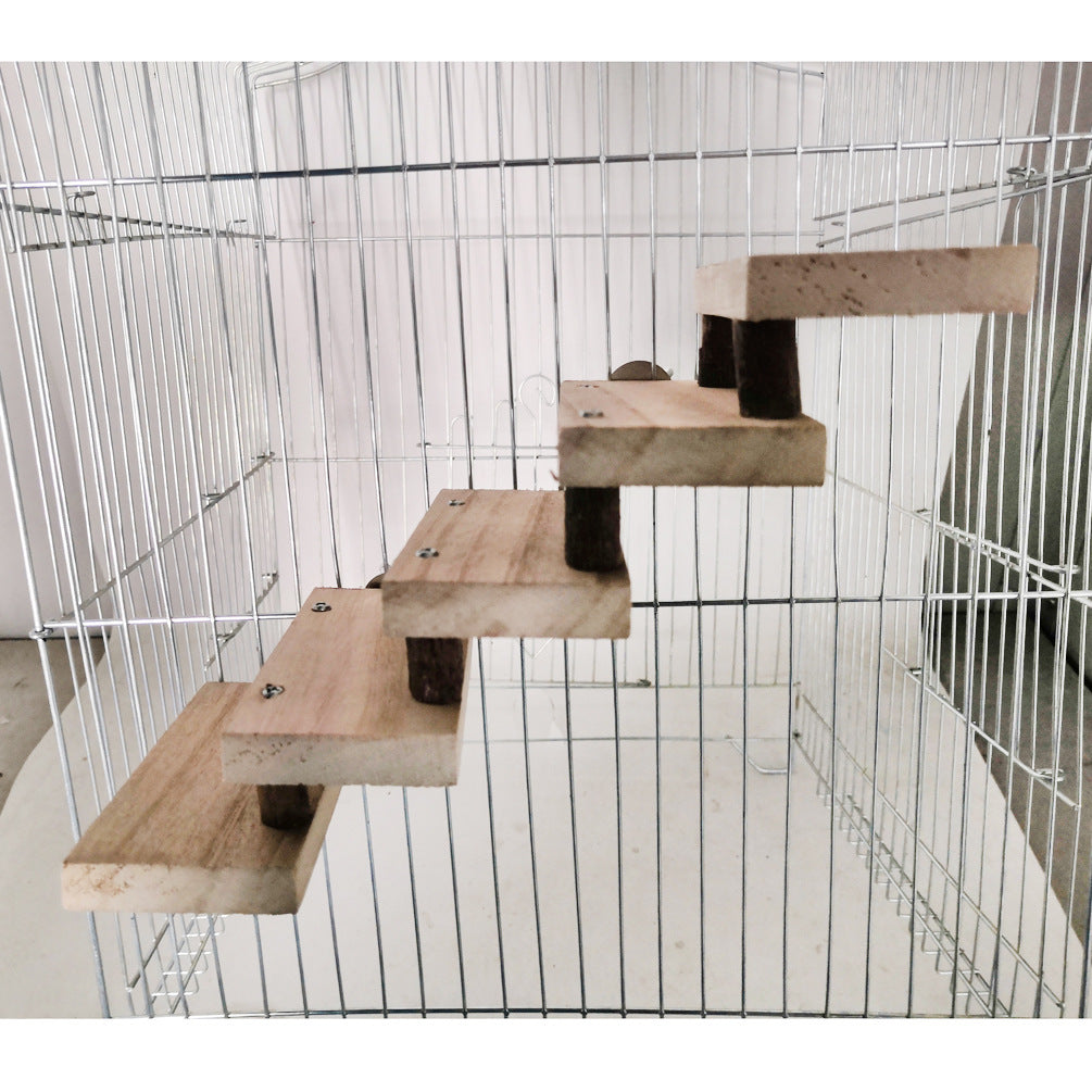 Animaux - Jouet pour animaux domestiques escalier en bois naturel
