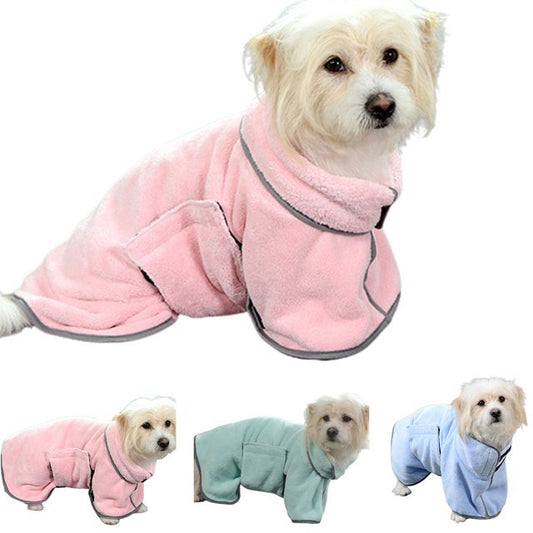 Quick-drying microfiber pet towel for dogs and cats