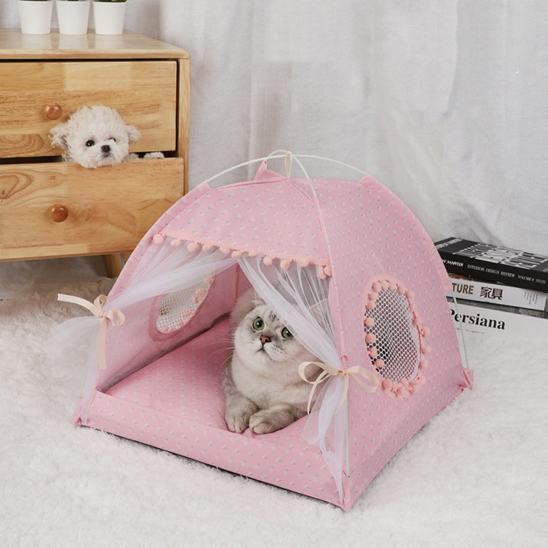 Fournitures de tente pour animaux de compagnie d'extérieur simples et pliables