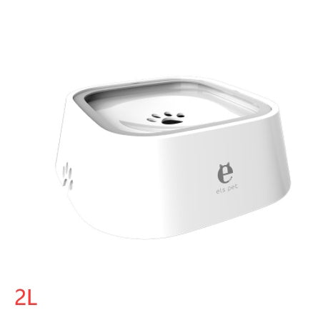 Bol à eau flottant pour chat et chien de 1,5 L, gamelle anti-éclaboussures, abreuvoir lent, fontaine pour animaux de compagnie en ABS et PP, fournitures pour chiens