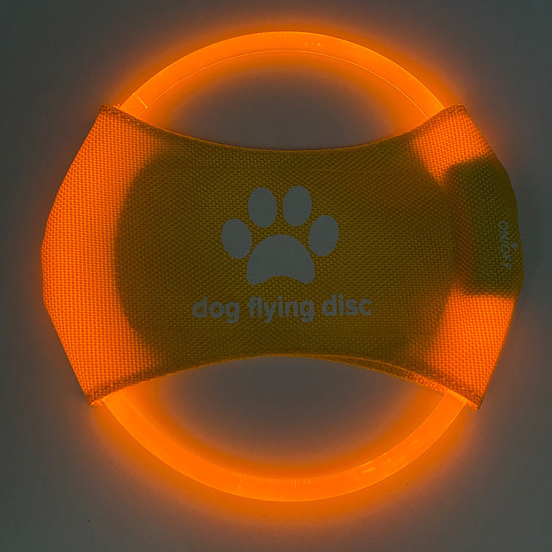 Disques volants lumineux pour chien - Jouets interactifs lumineux à LED pour l'entraînement - Accessoires pour animaux de compagnie