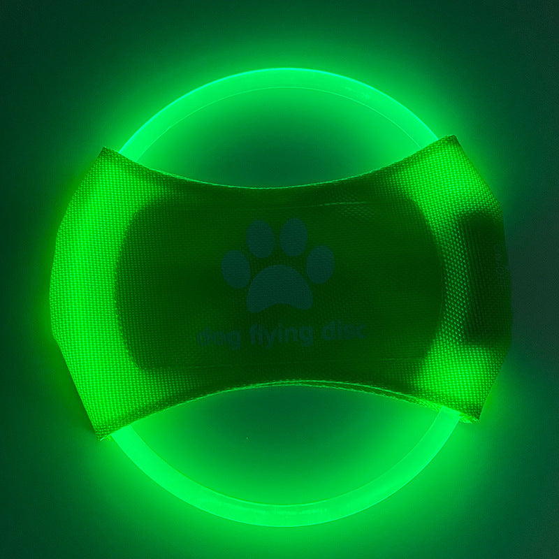 Disques volants lumineux pour chien - Jouets interactifs lumineux à LED pour l'entraînement - Accessoires pour animaux de compagnie