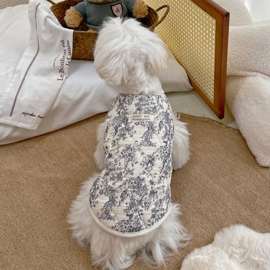 Vêtements pour animaux, vêtements rembourrés en coton, vêtements d'intérieur