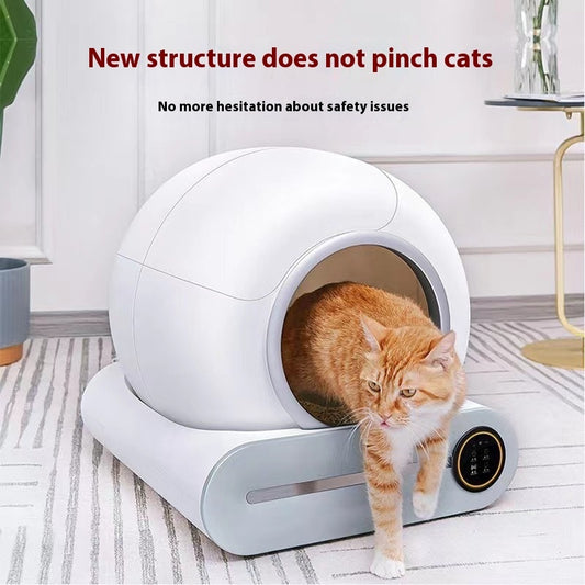 Litière autonettoyante pour chat intelligente
