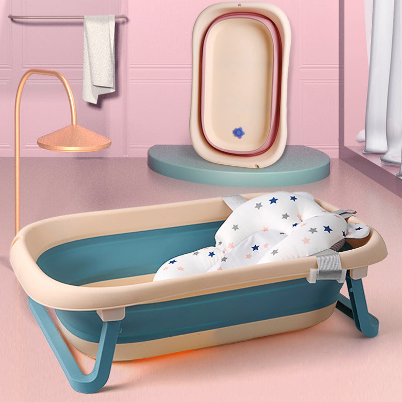 Baby Bath Seat Support Mat with foldable anti-slip cushion