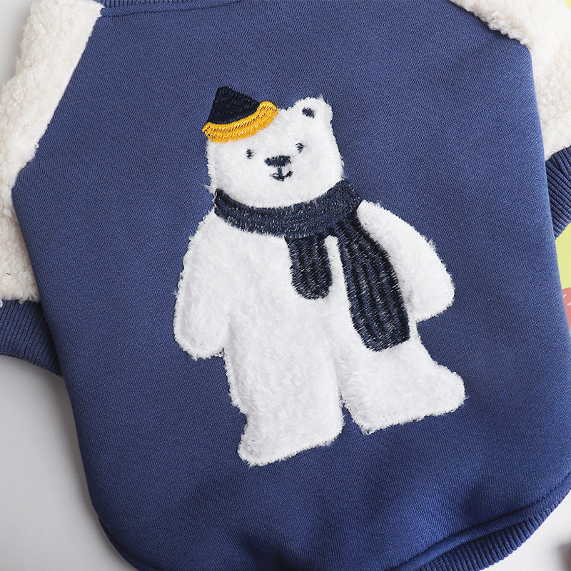 Pet Clothes Winter Fleece-lined Thick Style