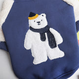 Pet Clothes Winter Fleece-lined Thick Style