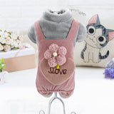 Teddy Bichon Pomeranian Chihuahua Plush Cotton Coat