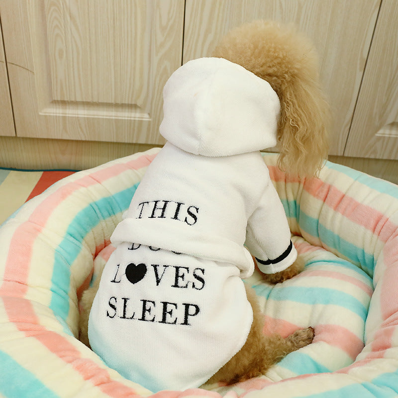 Pet bathrobe cat & dog bathrobe absorbank quick-dry coat