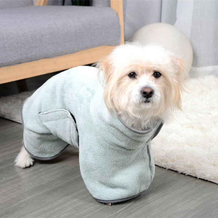 Quick-drying microfiber pet towel for dogs and cats